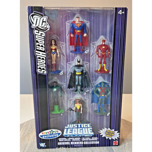 DC Super Heroes Justice League Original Members Die-Cast Figures Toys R Us 2007